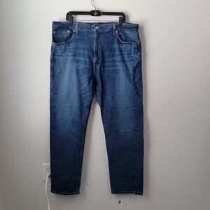 Levi's 505 Men's Jeans 40/32 Blue Denim Relaxed Fit, Distressed Made in Pakistan